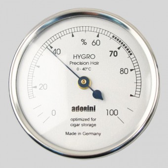 Adorini Hygrometer Klein - Zilver