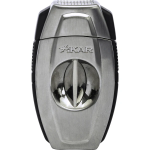 Xikar Flip Dual V-Cut & rechte knipper in 1 - Chrome / Zilver