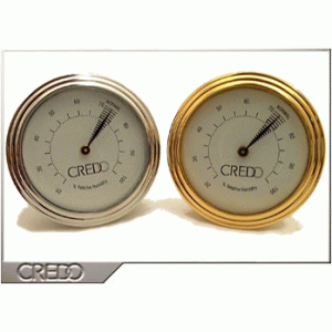 Credo hygrometer chroom