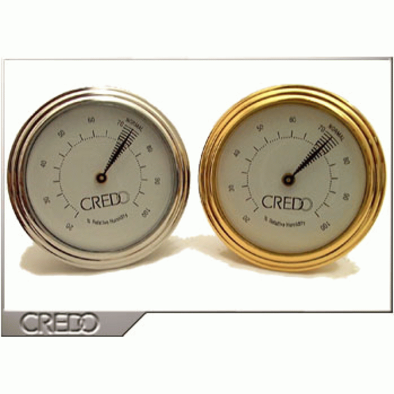 Credo hygrometer chroom