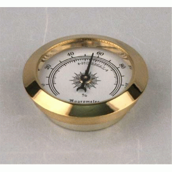 Hygrometer goud 40 mm