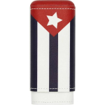 adorini Sigarenkoker echt leer 2-3 sigaren Cubaanse vlag