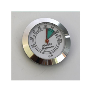 Hygrometer zilver 45 mm